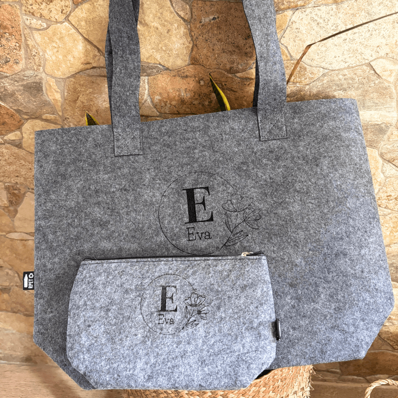 Conjunto Bolso y porta todo personalizado