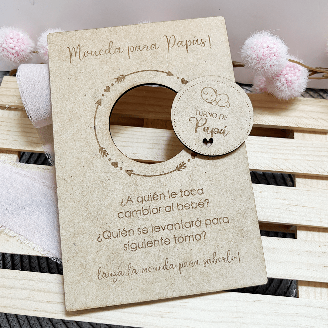 Moneda de turno para papás